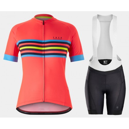 Set Kurzarmtrikot + Trägerhose 2021 Bontrager Trek Anara Damen N003